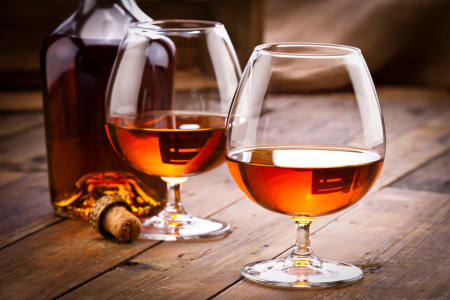 Cognac im Glas