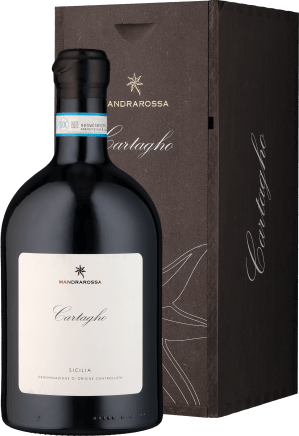 2021 Mandrarossa »Cartagho« - 1,5l Magnumflasche in der Holzkiste