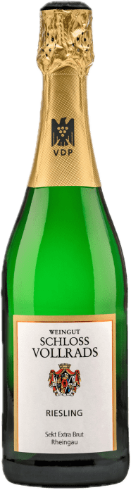 Schloss Vollrads Rheingau Riesling Sekt Extra Brut – Bio