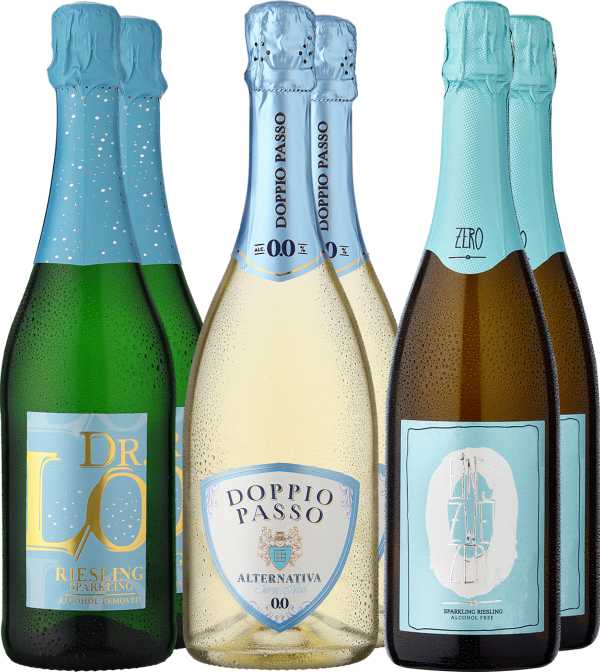 6er-Probierpaket »Alkoholfreie Schaumweine«