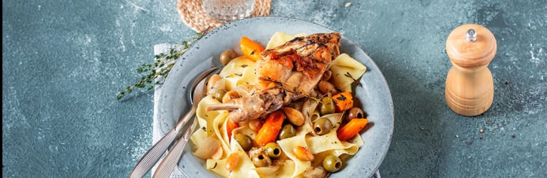 Pappardelle mit Kaninchen