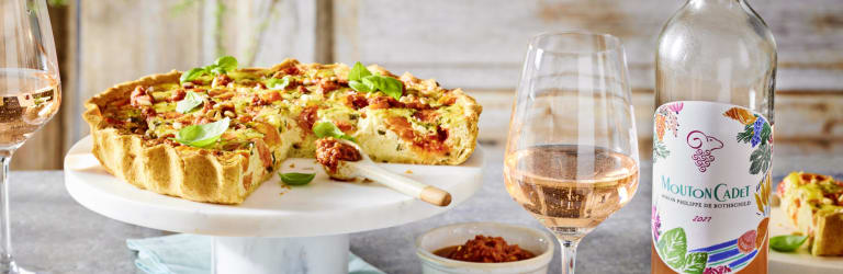 Französische Tomatentarte