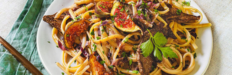 Bavette mit Rinderfiletstreifen