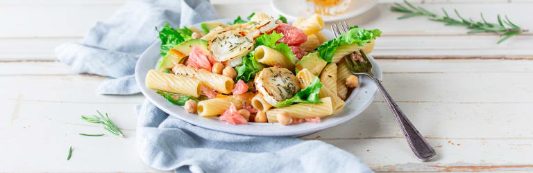 Tortiglioni-Salat mit Pomelo