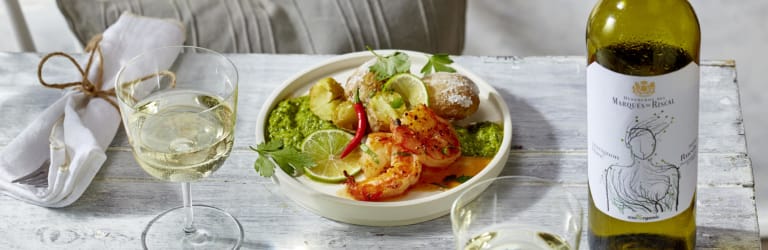 Knoblauch-Scampi