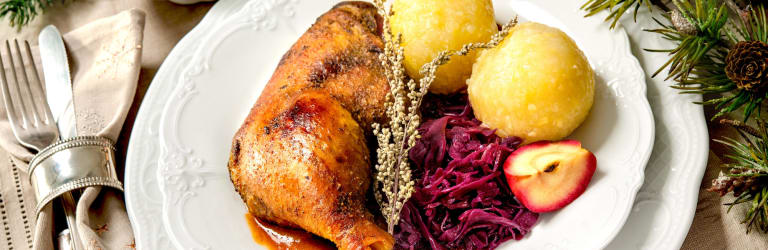 Klassischer Gänsebraten