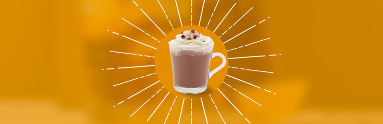 Heiße Schokolade mit Schuss