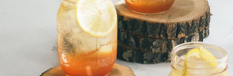 Spritziger Zitronen-Eistee