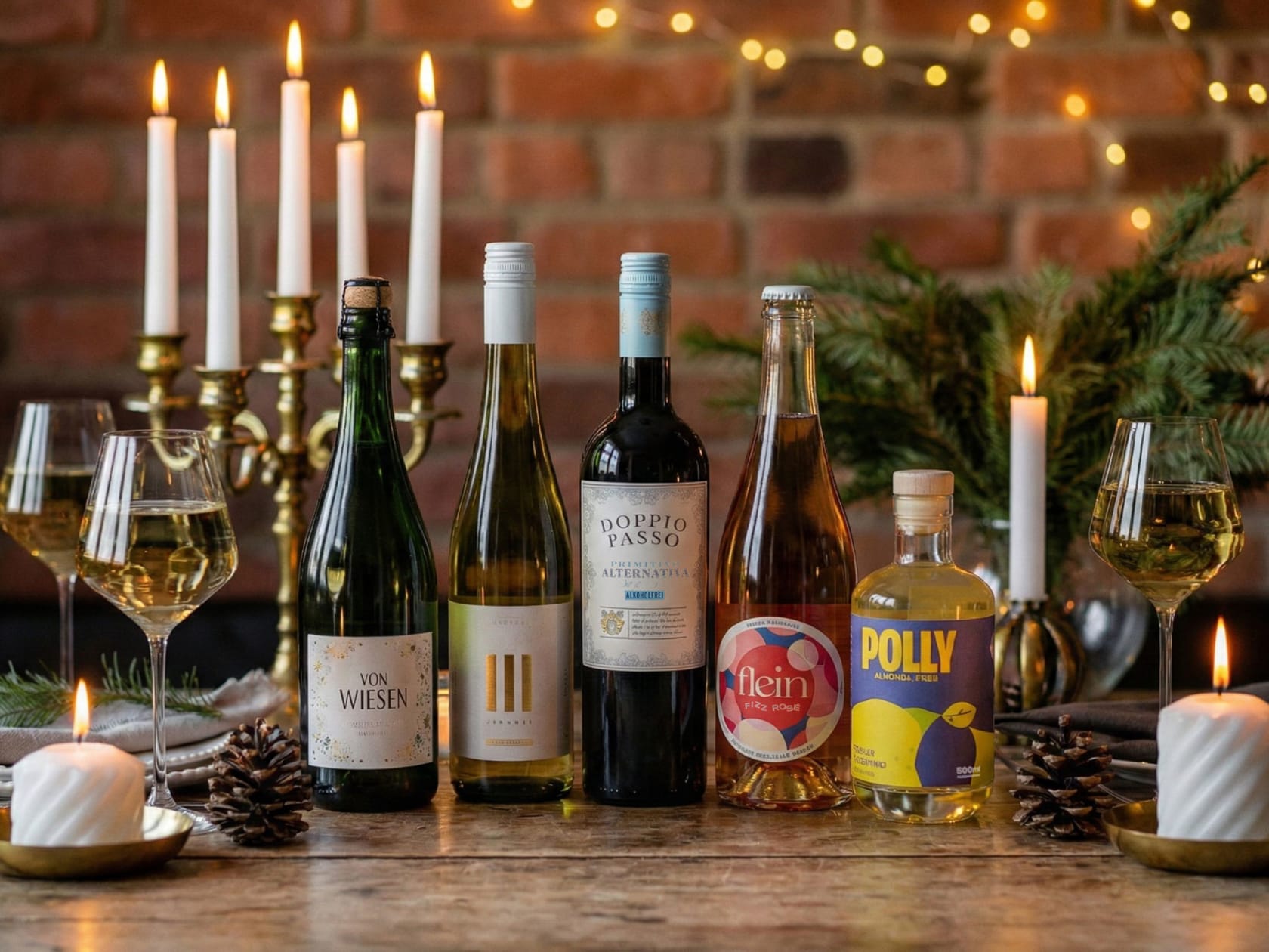 Alkoholfreie Produkte passen auch zu Weihnachten