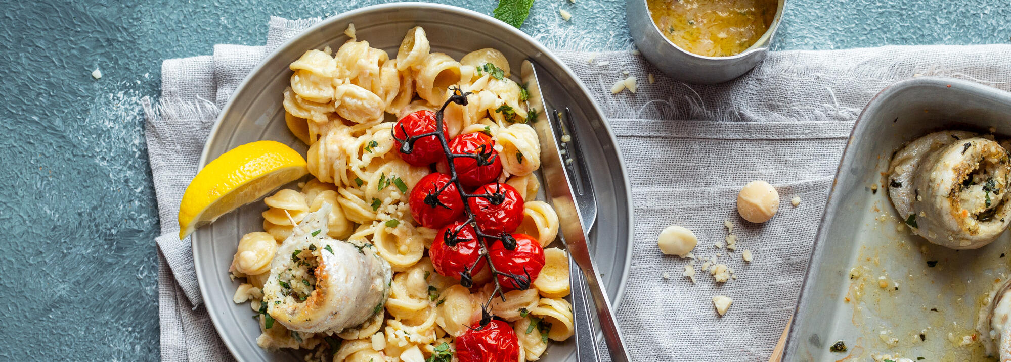 Orecchiette mit Wolfsbarsch