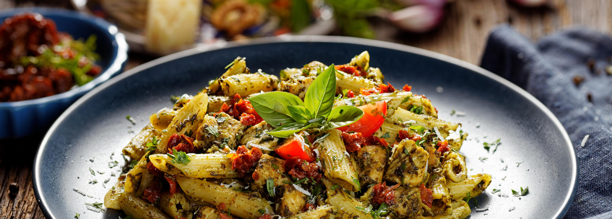 Pasta mit Hähnchen