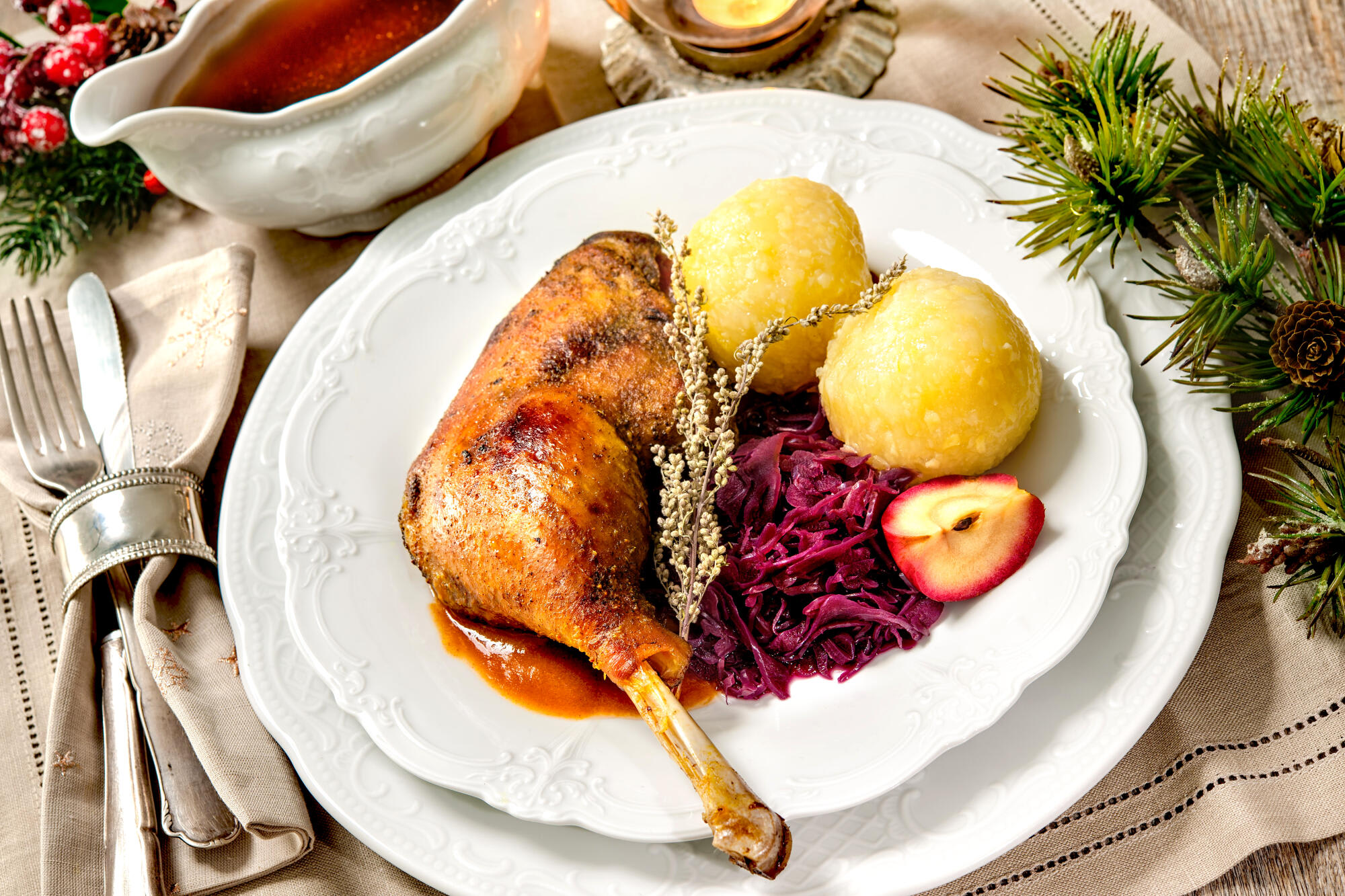 Klassischer Gänsebraten