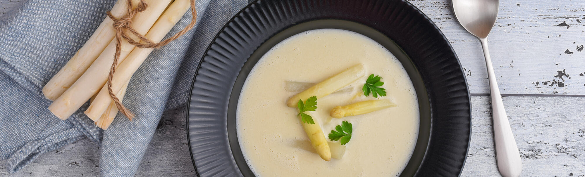 Spargelcreme-Suppe