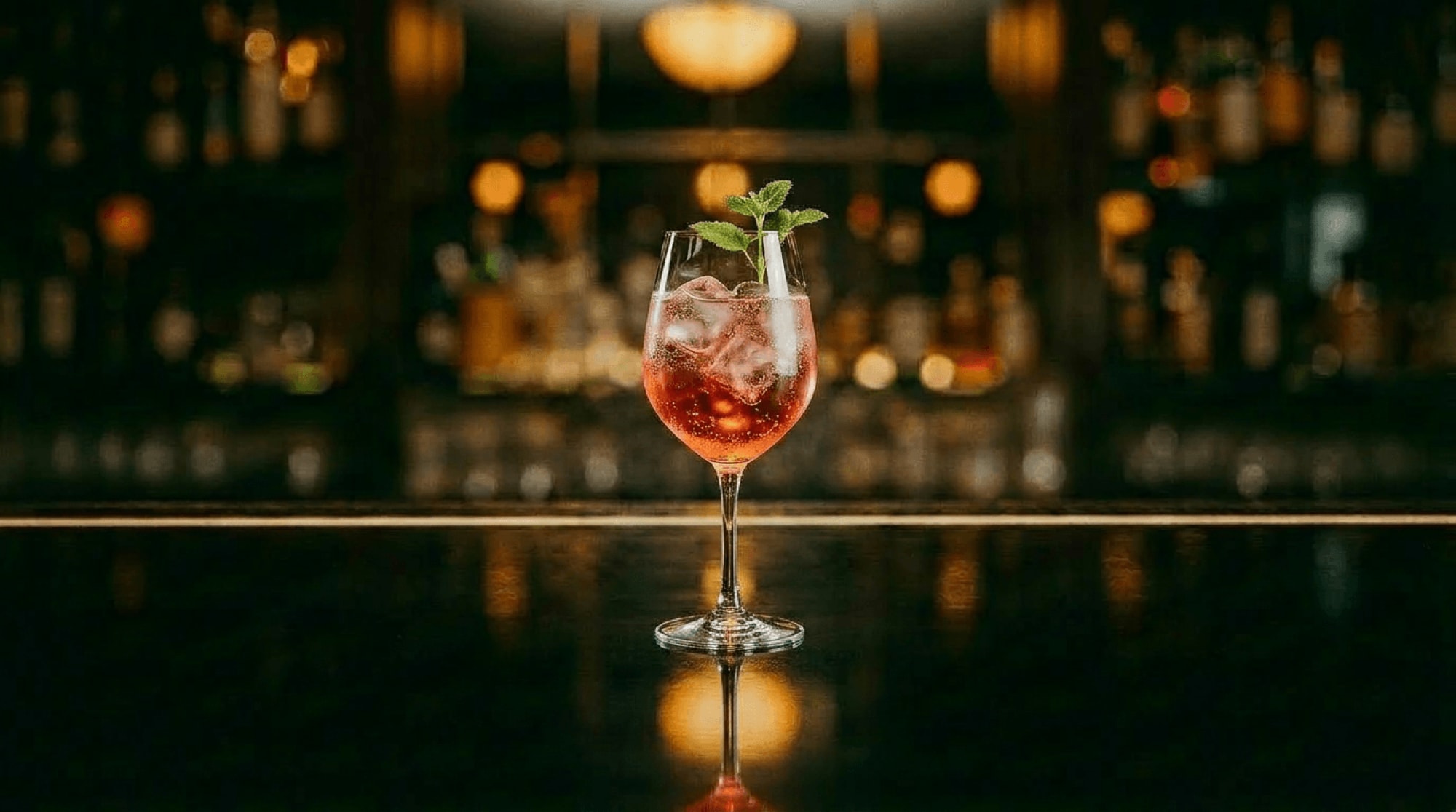 Rosé Rye Spritz