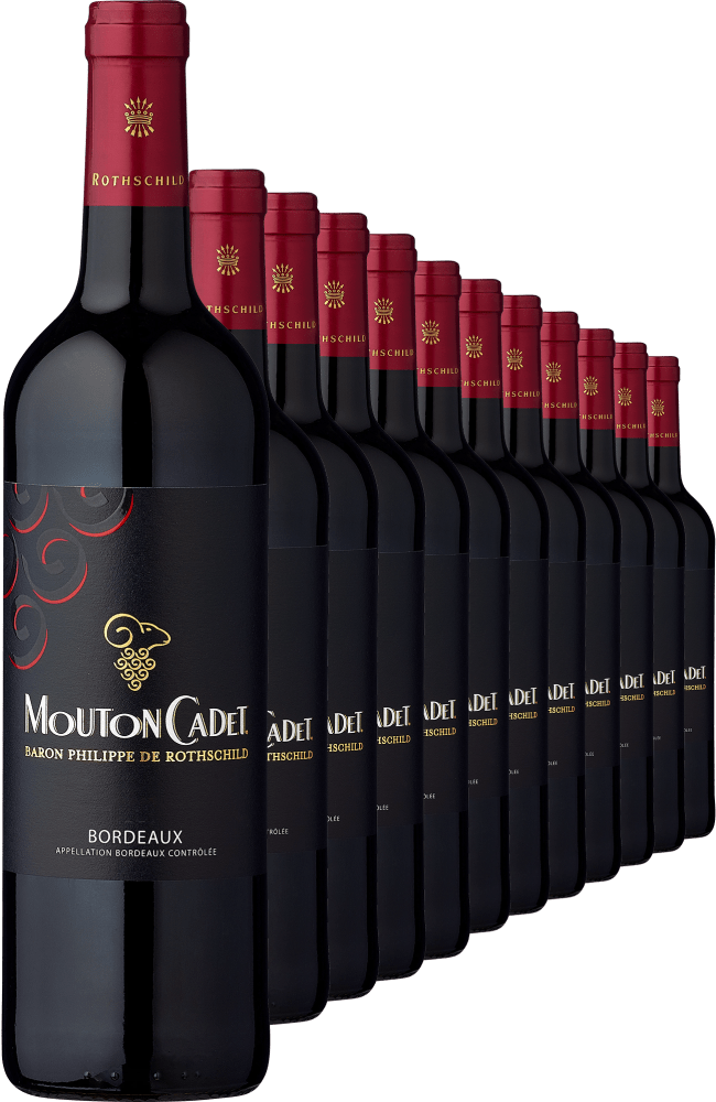 2020 Rothschild Mouton Cadet Rouge im 12er-Vorratspaket Baron Philippe de Rothschild Club of Wine DE