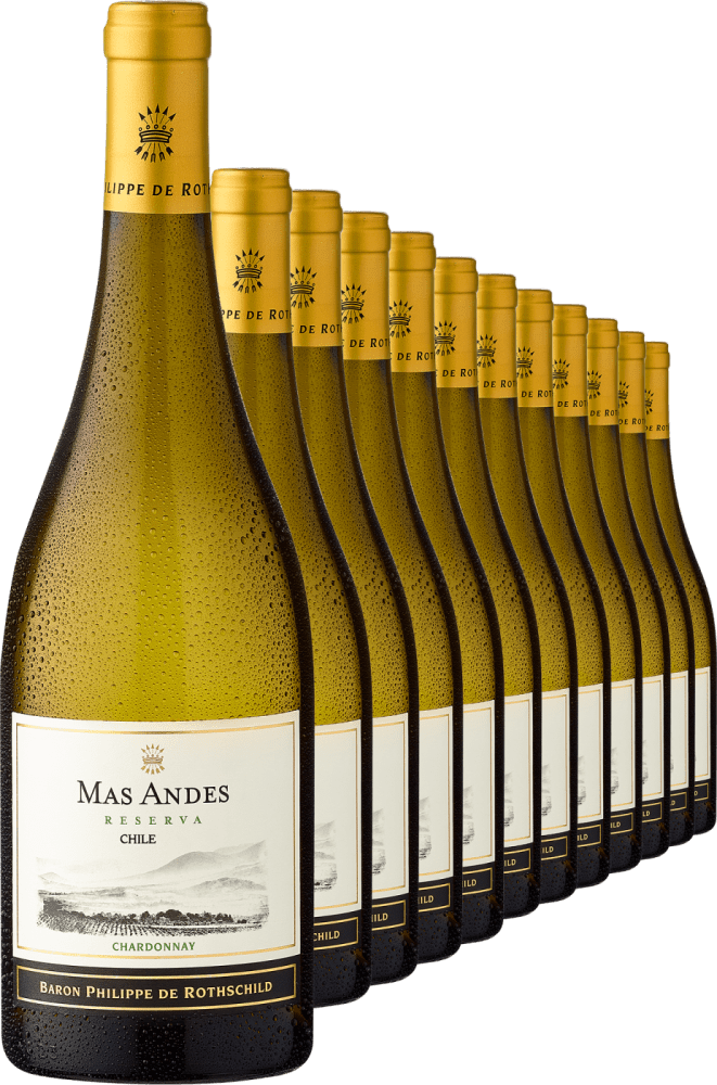 2022 Rothschild Mas Andes Reserva Chardonnay im 12er-Vorratspaket Baron Philippe de Rothschild - Chile Club of Wine DE