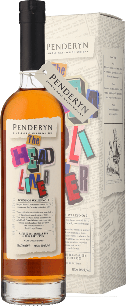 Penderyn Icon Wales Headliner The Welsh Whisky Co.Ltd   ,, Club of Wine DE