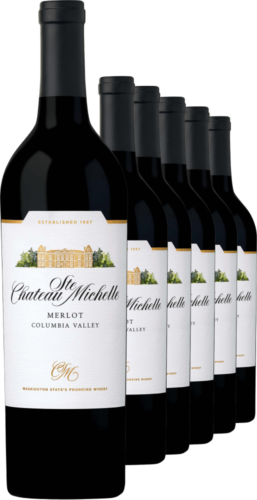 2018 Chateau Ste. Michelle Merlot im 6er-Vorratspaket Chateau Ste. Michelle Ludwig von Kapff DE