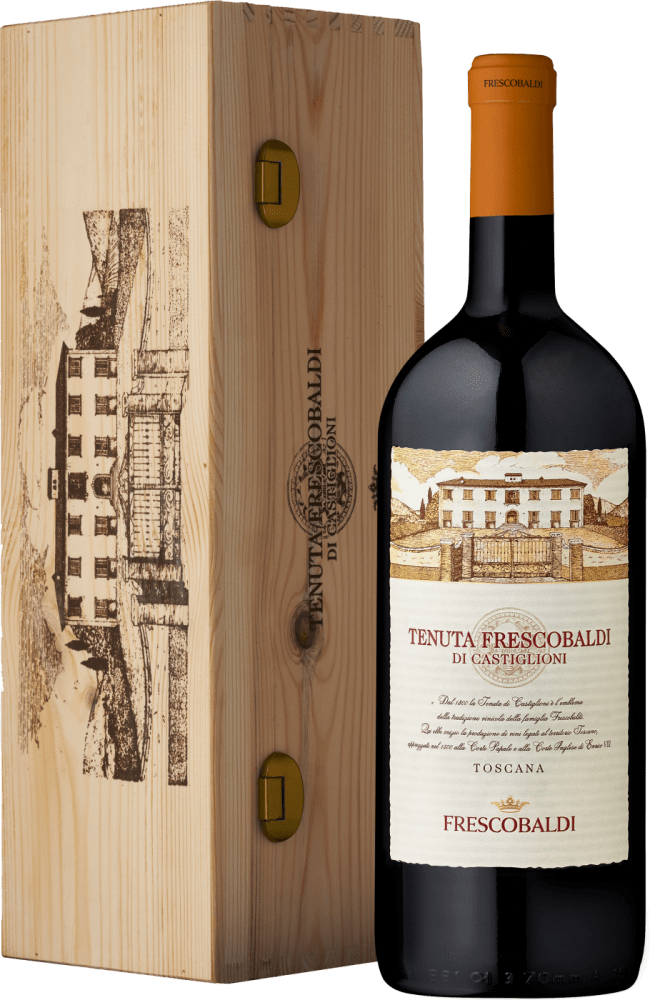 Tenuta Frescobaldi di Castiglioni - 1,5l Magnumflasche in der Holzkiste Tenuta di Castiglioni Club of Wine DE