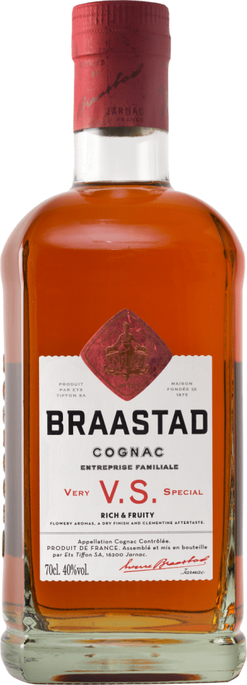 Braastad Cognac V.S. Braastad Club of Wine DE