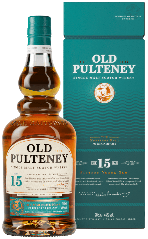 Old Pulteney 15 Years Old Single Malt Scotch Whisky Old Pulteney Club of Wine DE