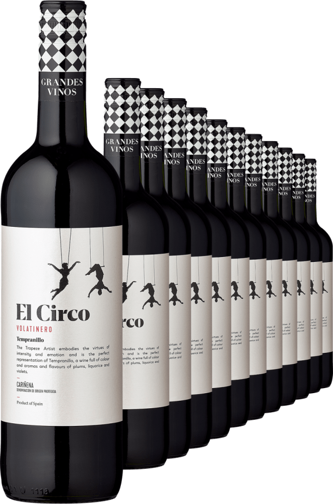 2022 El Circo »Volatinero« Tempranillo im 12er-Vorratspaket Grandes Vinos y Vinedos Ludwig von Kapff DE