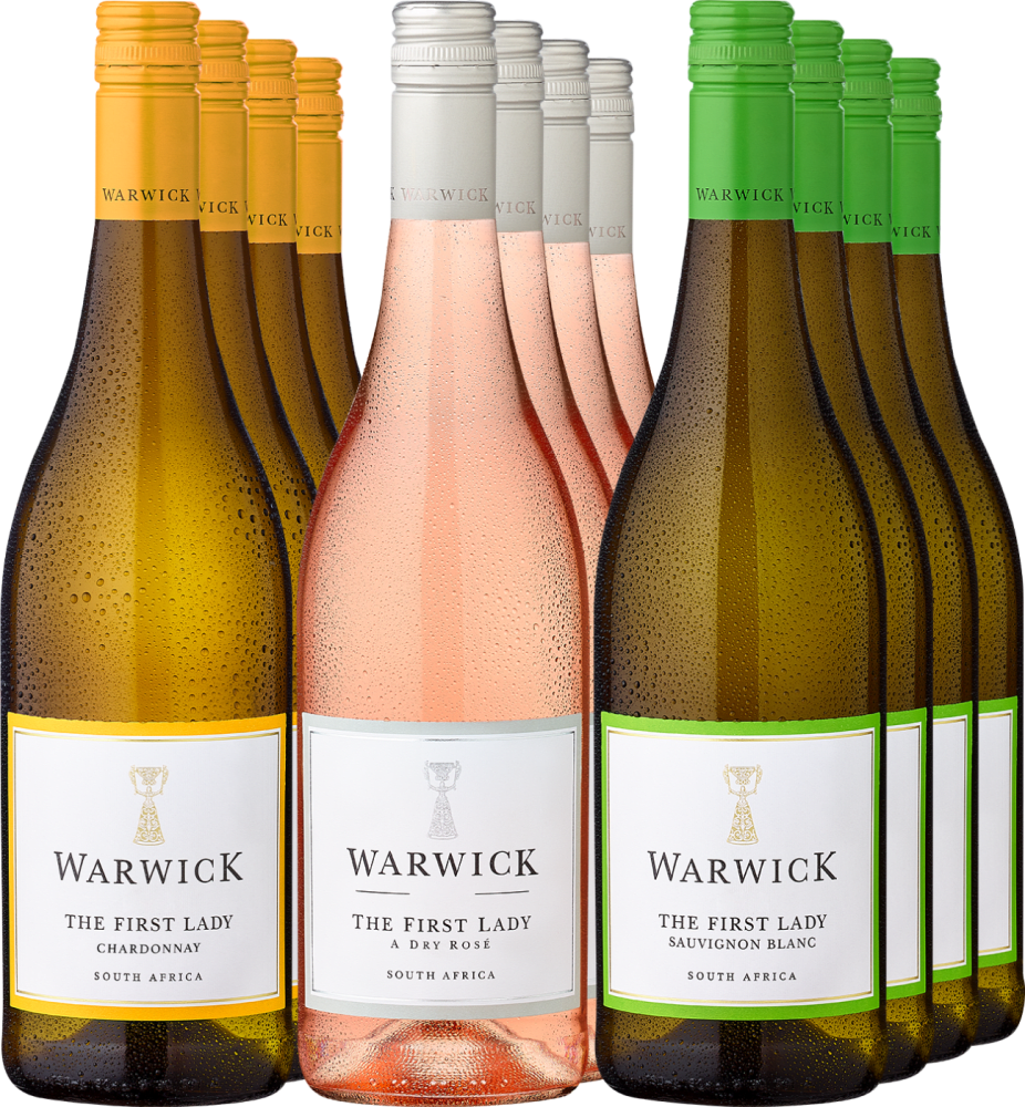 12er-Probierpaket »Warwick - Frisch.  Fruchtig. Hochklassig.« Warwick Estate Club of Wine DE