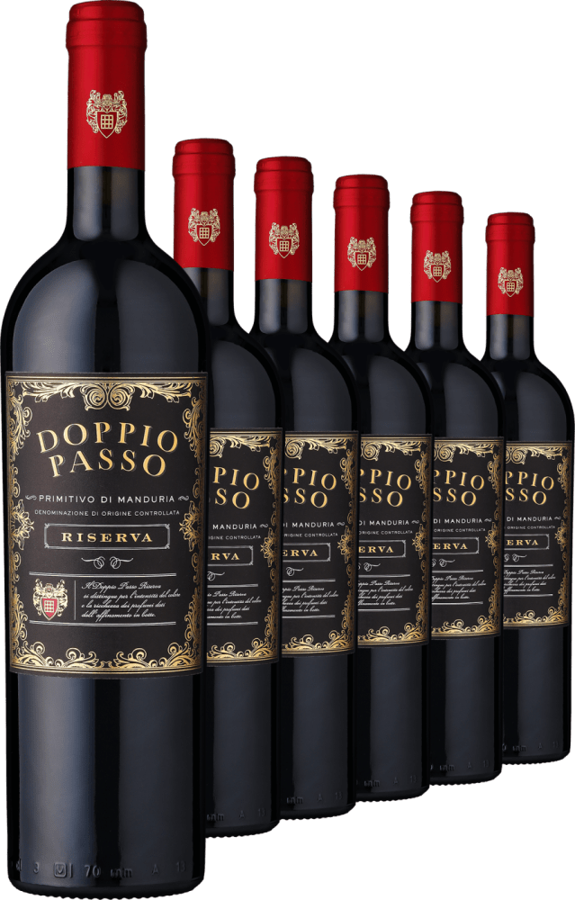 2020 Doppio Passo Primitivo di Manduria Riserva im 6er-Vorratspaket Botter Casa Vinicola S.P.A. Club of Wine DE