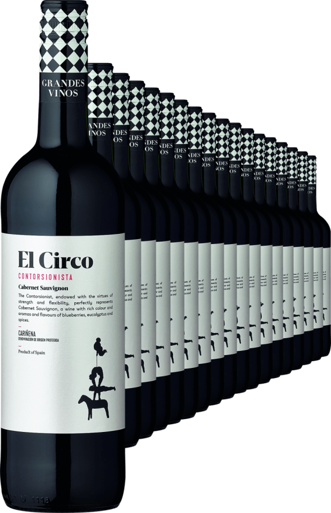 2022 El Circo »Contorsionista«  Cabernet Sauvignon im 18er-Vorratspaket Grandes Vinos y Vinedos Club of Wine DE