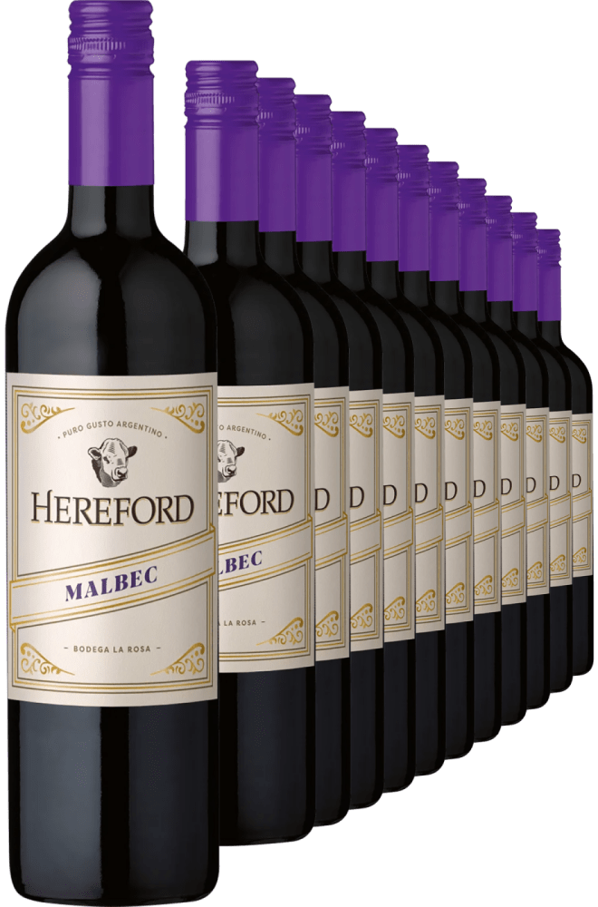 2022 Hereford Malbec im 12er-Vorratspaket Bodegas La Rosa Club of Wine DE