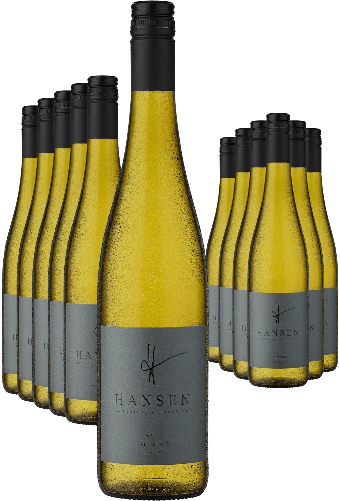 6+6-PAKET HANSEN »Signature Collection« N°1 Riesling 2022  Ludwig von Kapff DE