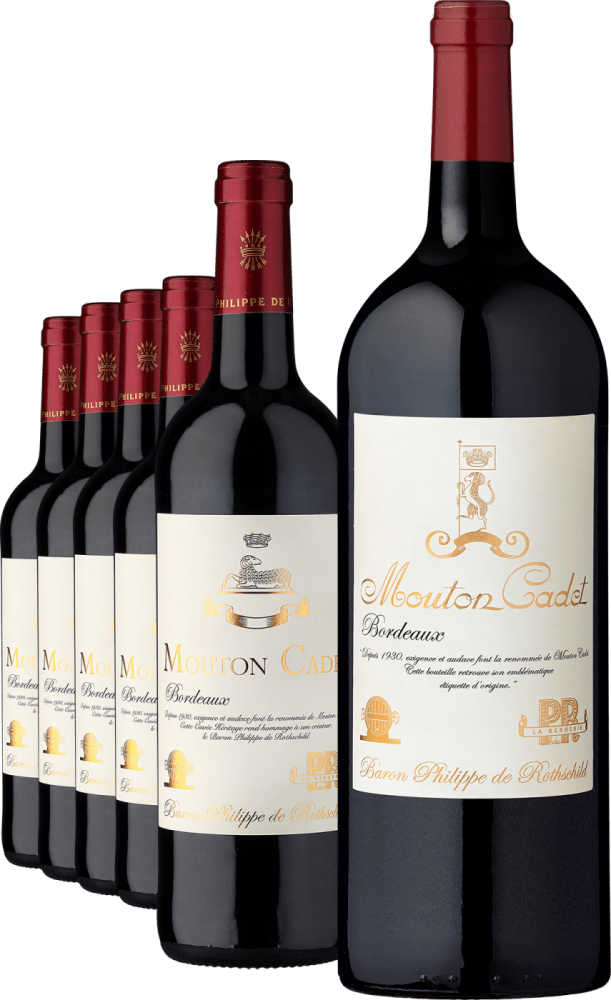 2019 Baron Philippe de Rothschild Héritage im 5er-Vorratspaket + 2019er 1,5l Magnumflasche Baron Philippe de Rothschild Ludwig von Kapff DE