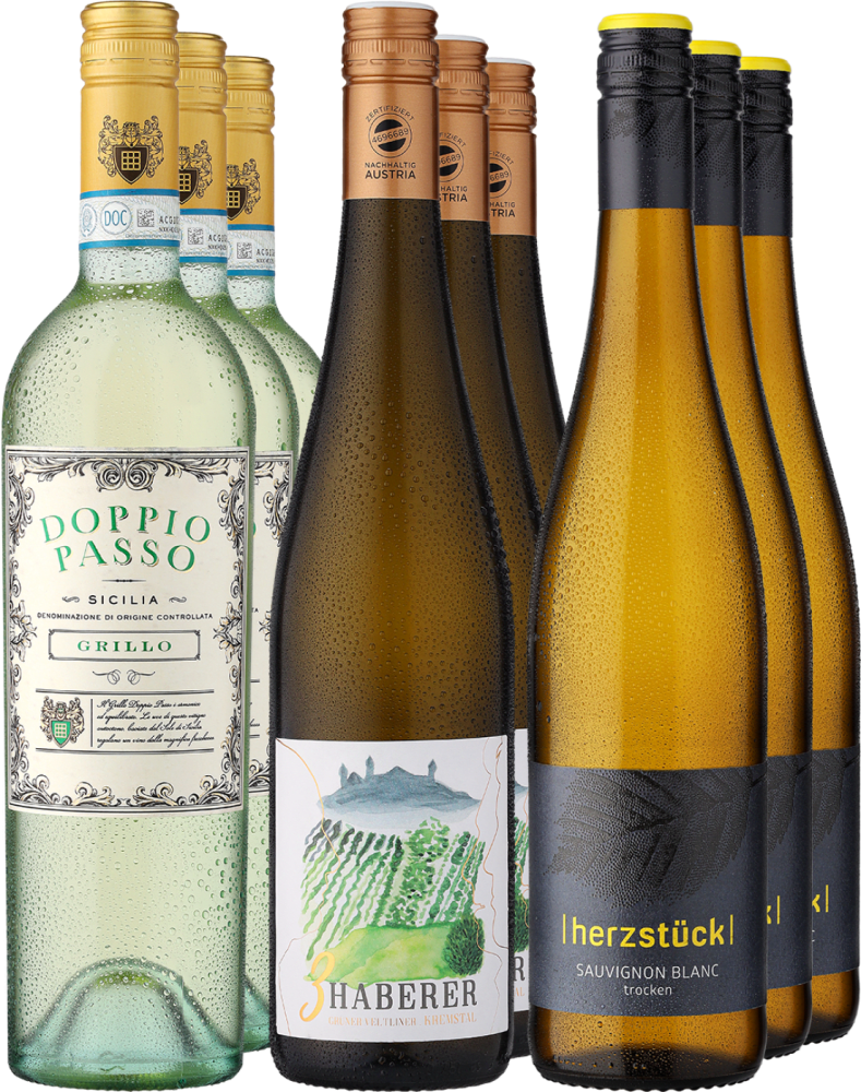 9er-Probierpaket »Weiße Frühlingsgrüße« Ludwig von Kapff GmbH Club of Wine DE