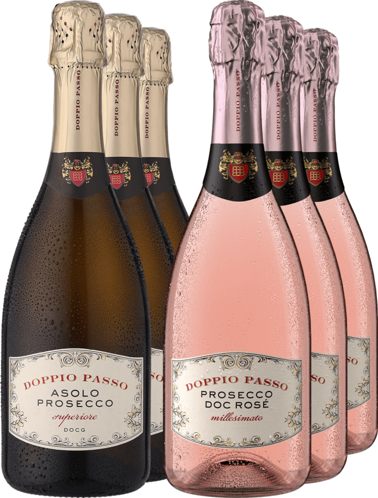 6er-Probierpaket »Doppio Passo Proseccos« Botter Casa Vinicola S.P.A. Club of Wine DE