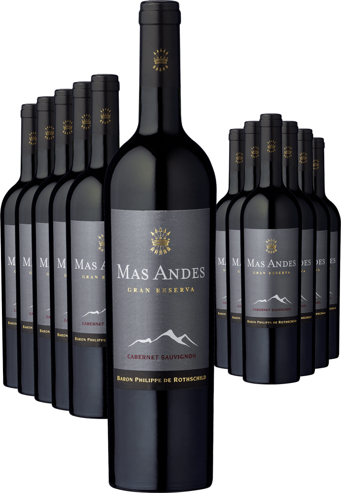 6+6-PAKET Rothschild Mas Andes Gran Reserva 2021 Baron Philippe de Rothschild - Chile Club of Wine DE