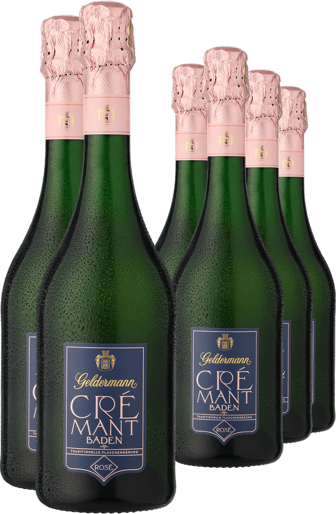 4+2-PAKET Geldermann Crémant Brut Rosé Geldermann Ludwig von Kapff DE