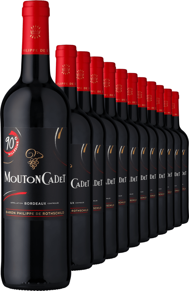 2020 Rothschild Mouton Cadet Rouge im 12er-Vorratspaket Baron Philippe de Rothschild Ludwig von Kapff DE