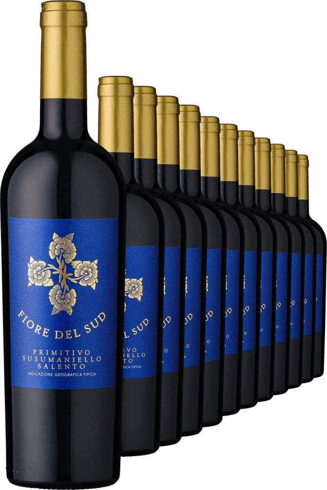 2021 Fiore del Sud Primitivo Susumaniello im 12er-Vorratspaket EnoPartner Italia S.r.l. Club of Wine DE