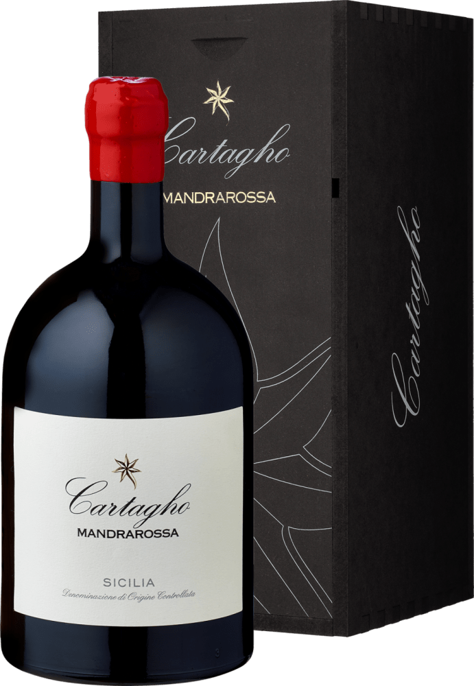 Mandrarossa »Cartagho« - 1,5l Magnumflasche in der Holzkiste Mandrarossa – Settesoli Ludwig von Kapff DE