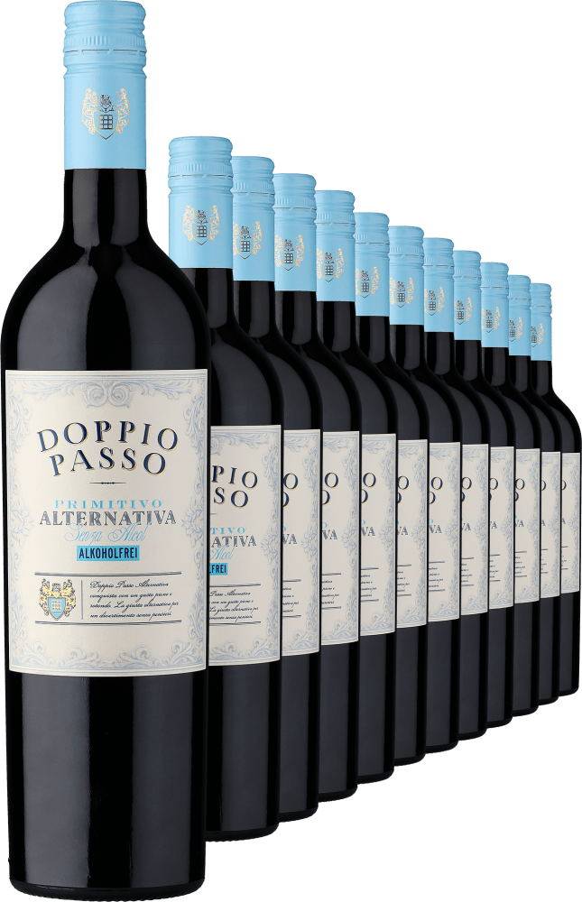 Doppio Passo Rosso »Alternativa« Alkoholfrei im 12er-Vorratspaket Botter Casa Vinicola S.P.A. Ludwig von Kapff DE