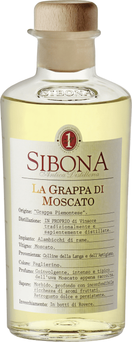 Sibona Grappa di Moscato