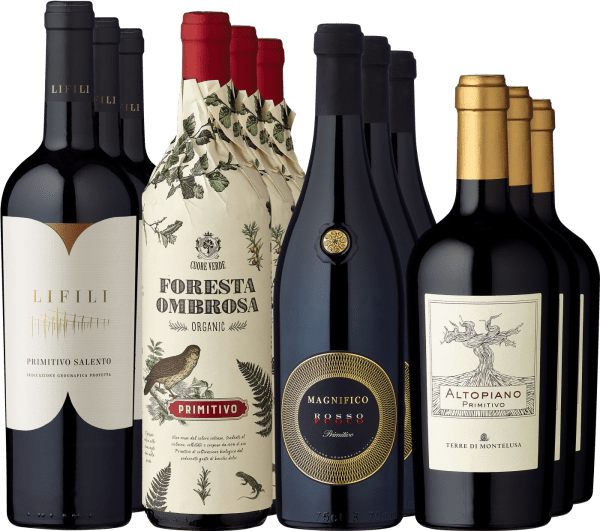 12er-Probierpaket »Lieblingsrebe Primitivo«