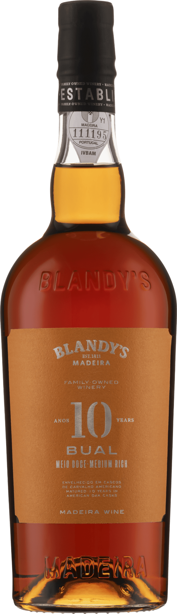 Blandy's 10 Years Old Bual Medium Rich