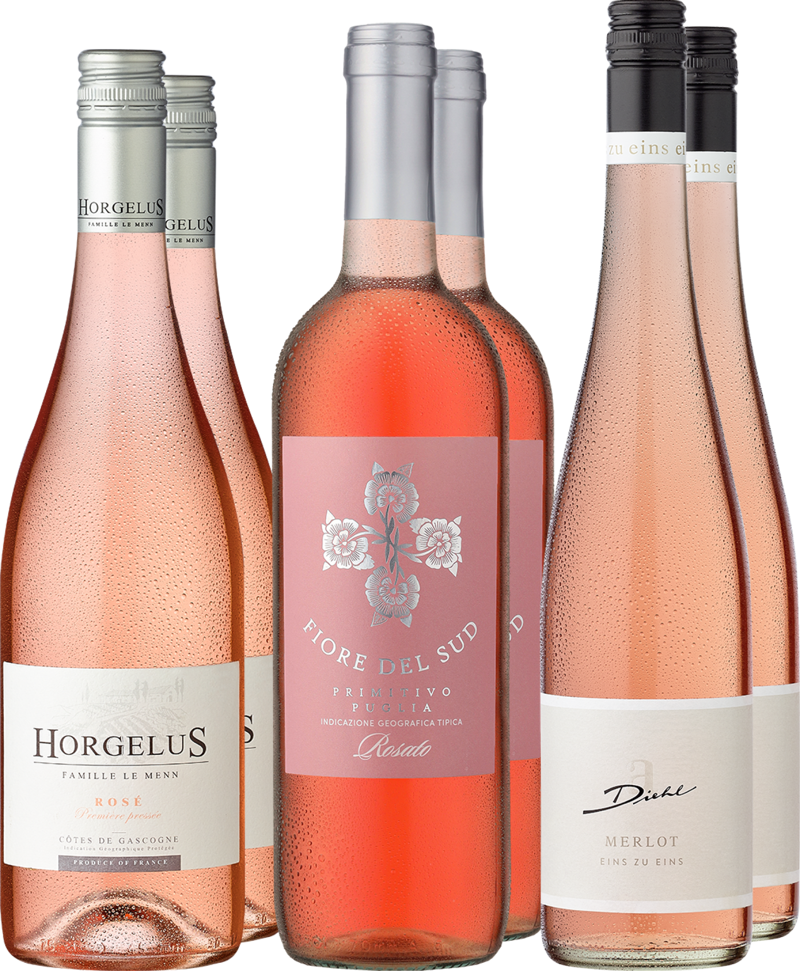 4002859996608 - 6er-Probierpaket »Sommer Sonne Rosé« 4002859996608 - 6er-Probierpaket »Sommer Sonne Rosé«