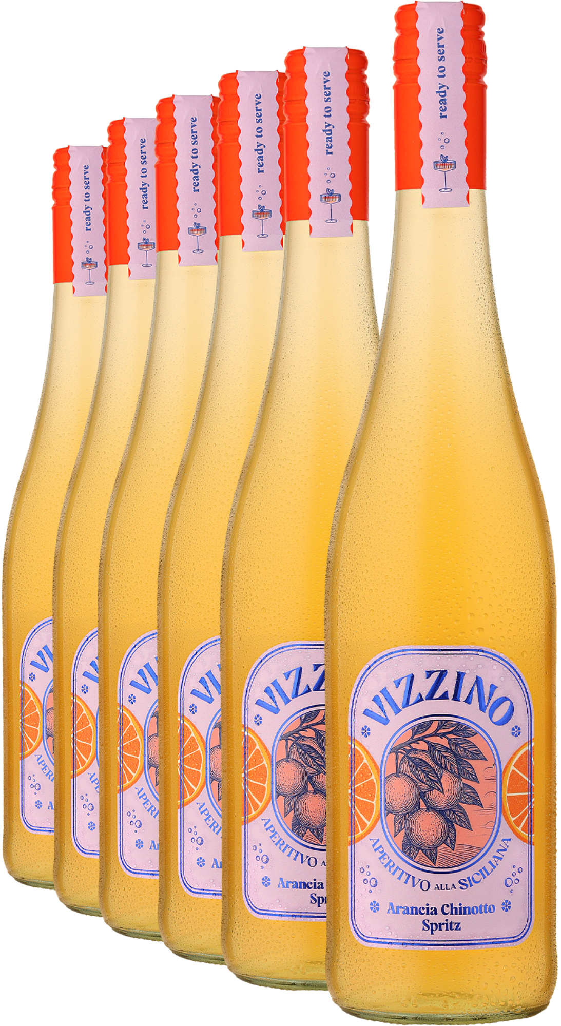 VIZZINO Arancia Chinotto Spritz im 6er-Vorratspaket