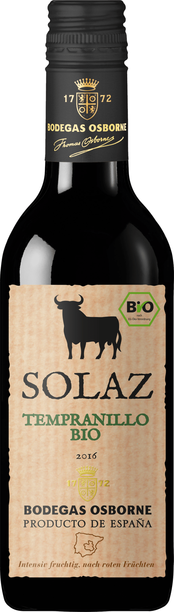 Osborne Solaz Tempranillo Bio 0,25l 12/K