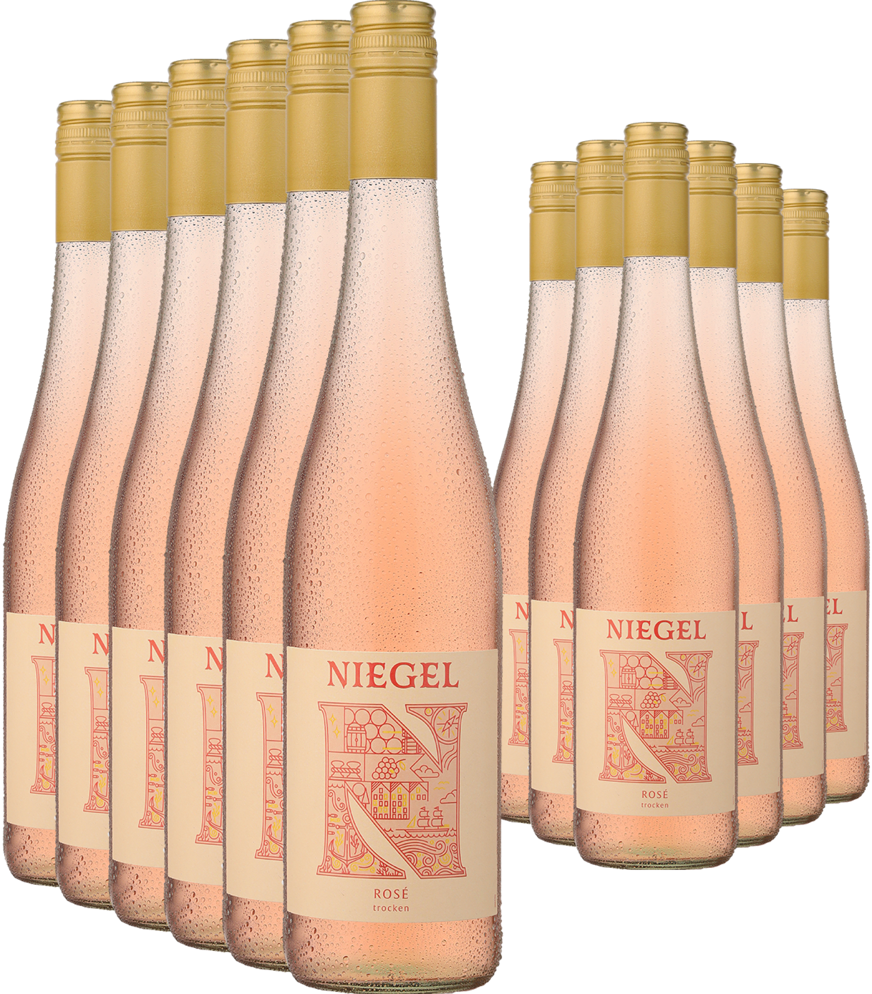 6+6-PAKET Niegel Rosé 2025