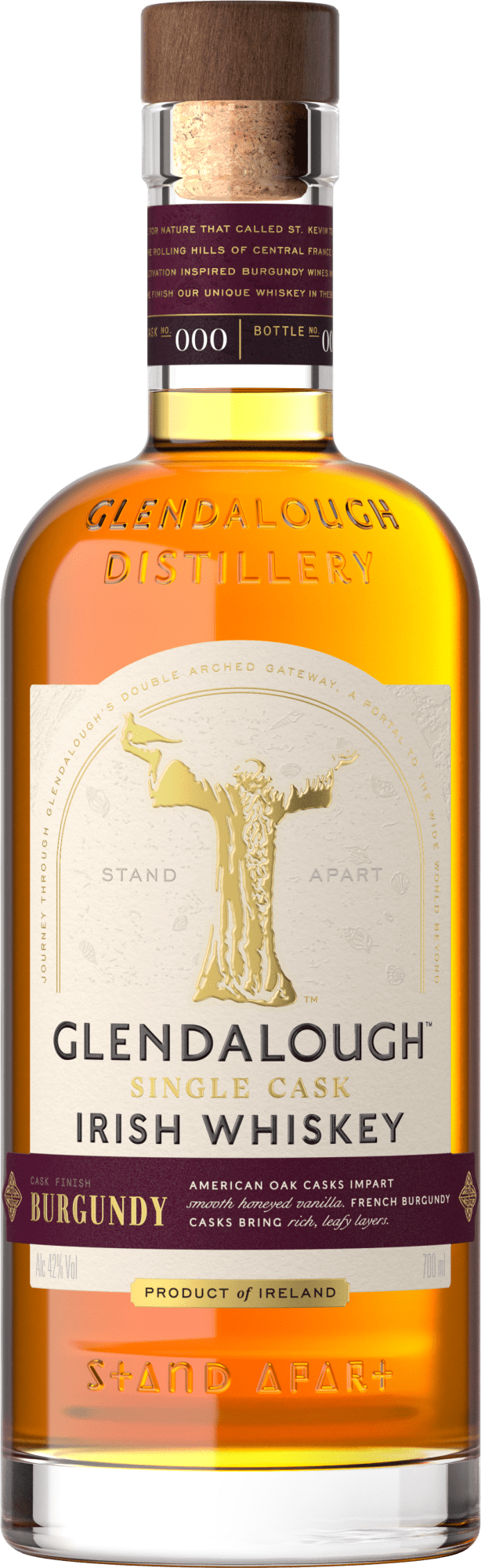 Glendalough Grand Cru Burgundy Single Cask Irish Whiskey