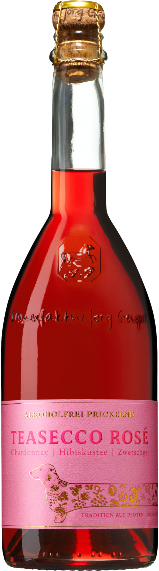 Ludwig von Kapff Wein-Angebot - Manufaktur Jörg Geiger »Teasecco« Rosé Alkoholfrei
