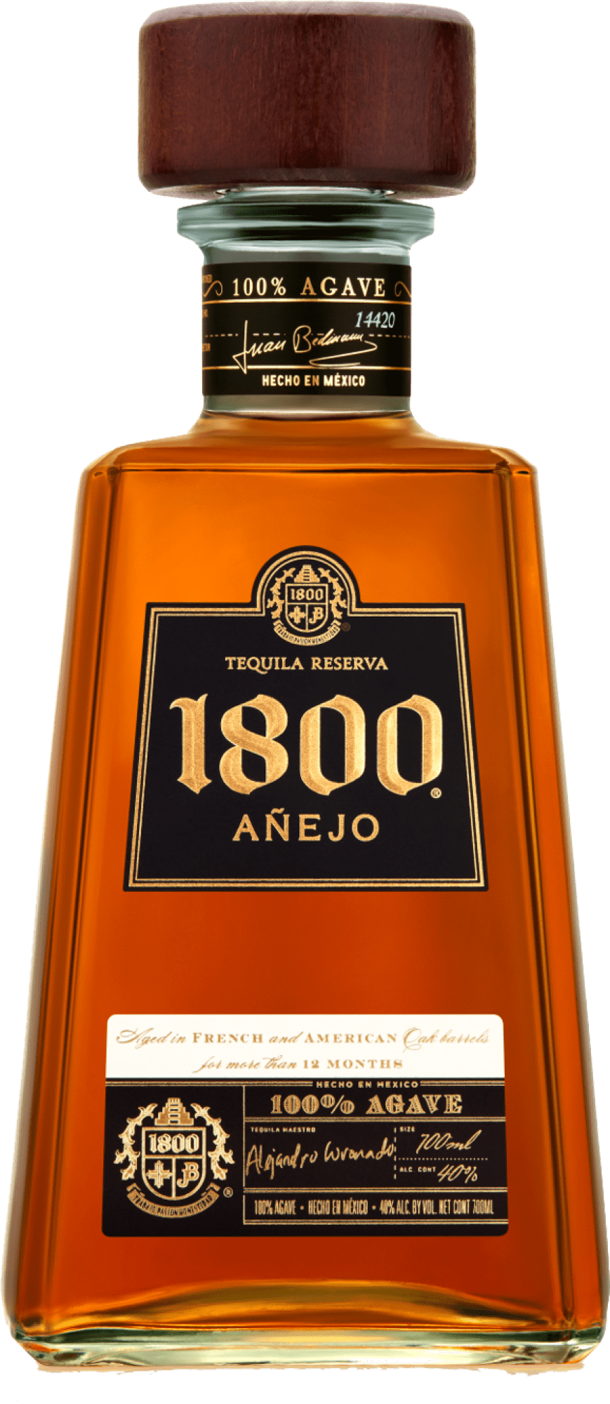 5029977351026 - Exhacienda Los Camichines Jose Cuervo Tequila Reserva 1800 Añejo 38 % vol 100 % de Agave 5029977351026 - Exhacienda Los Camichines Jose Cuervo Tequila Reserva 1800 Añejo 38 % vol 100 % de Agave